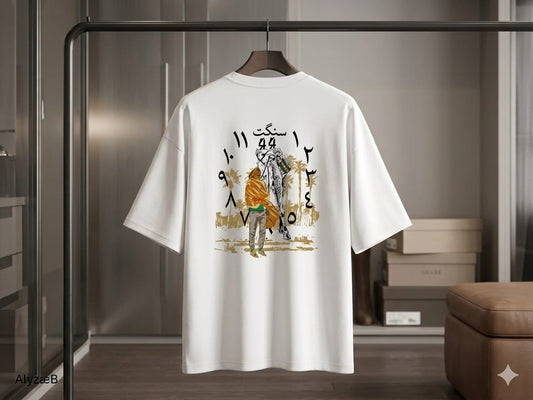 COSTUMIZED PRINTED DROP SHOULDER T-SHIRT